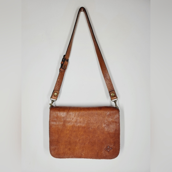 Patricia Nash Brown Leather Crossbody Bag - Picture 1 of 4